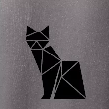 Origami kočka z boku