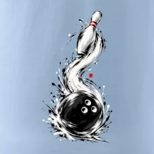 Bowling japonská štětcová malba