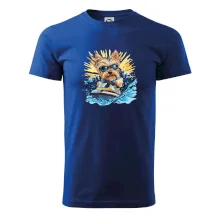 Yorkšírský teriér na vodním skútru