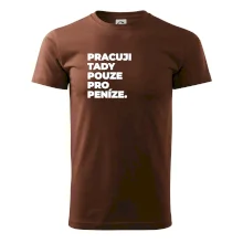 PRACUJI TADY POUZE PRO PENÍZE.