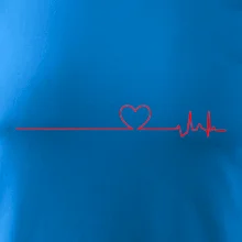 Poker EKG srdce červené