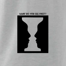 What do you see first? Pohár - Obličeje