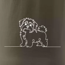 Havanský psík linka jedním tahem