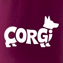 Corgi nápis v těle