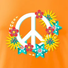 Peace symbol abstraktní