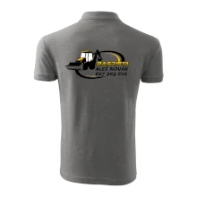 Bagrista v kruhu - vlastní nápis