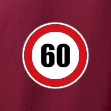 Dopravní značka - omezení rychlosti 60