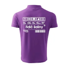 Čárový kód - řidič šaliny