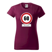 Dopravní značka - rychlost 60 - váš nápis