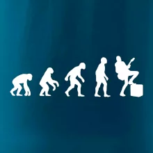 Evoluce kytarista - noha na kombu
