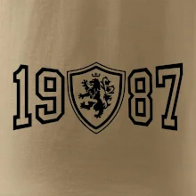 Narozeninový motiv - znak - 1987 Narozeninový motiv - znak - 1987