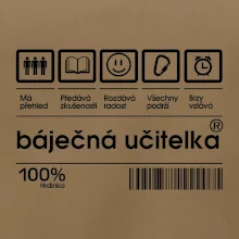 Čárový kód  - Báječná učitelka