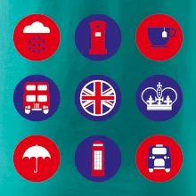 Anglie symboly v kruzích