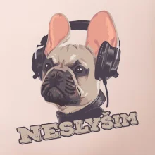 Francouzský buldoček neslyším