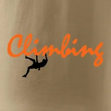 Climbing psací text