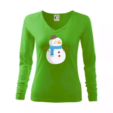 Sněhulák se šálou