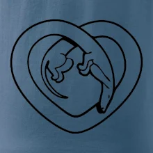 Jezevčík srdce - obrys