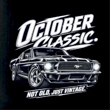 Říjnová klasika americký veterán muscle car