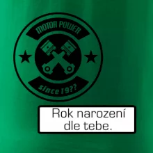 Motor power since (vlastní ročník) Motor power since (vlastní ročník)