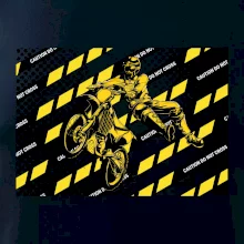 Caution do not cross Caution do not cross