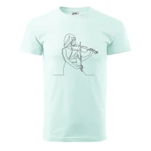 Houslistka jedním tahem