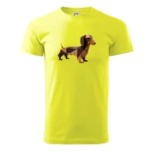 Jezevčík - slepený z papíru