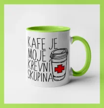 Kafe je moje krevní skupina