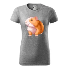 Morče - kreslené, bílo oranžové