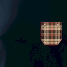 Flanelové triko hnědé