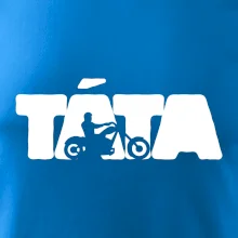 Táta nápis - motorka chopper