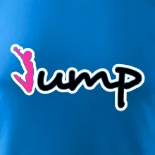Jump - nápis a panáček