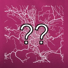 Mapy měst černobílé - Vaše město