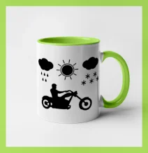 Motorkář za každého počasí - chopper