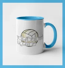 Volejbalová legenda - bílé písmo