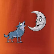 Parové triko - Vlk a měsíc