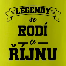 Legendy se rodí v říjnu