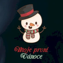 Moje první Vánoce sněhulák