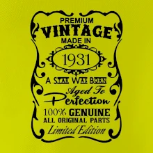 Vintage Etiketa - 1931