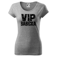 VIP babička černá grunge typografie