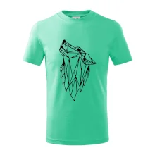 Geometrie - vlk - vyjící