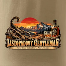 Listopadový gentleman whisky a horský západ slunce