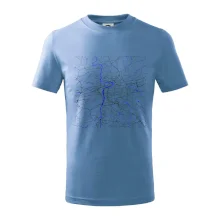 Praha - Mapa s vodními toky Praha - Mapa s vodními toky