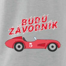 Budu závodník červené staré auto