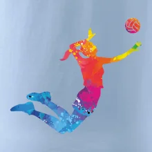Volejbalista/Volejbalistka splash s míčem