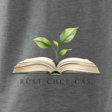 Růst chce čas rostlina v knize