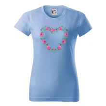 Červené tulipánové srdiečko (Pecka design)