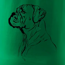 Boxer černá kresba