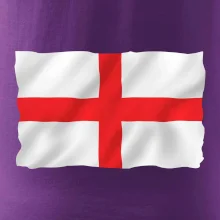 Anglická vlajka vlající