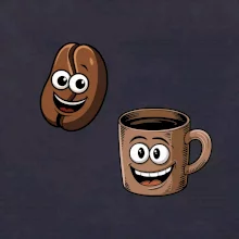 Parové triko - Hrnek a káva