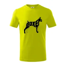 Boxer nápis v těle